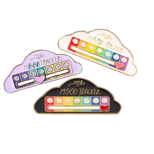 Cloud Social Battery Pin - MoodSocial